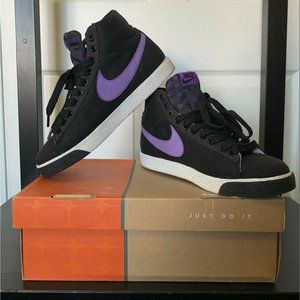 RARE Nike Blazer Mid 73 Black/Vivid Violet/Anthracite size 9